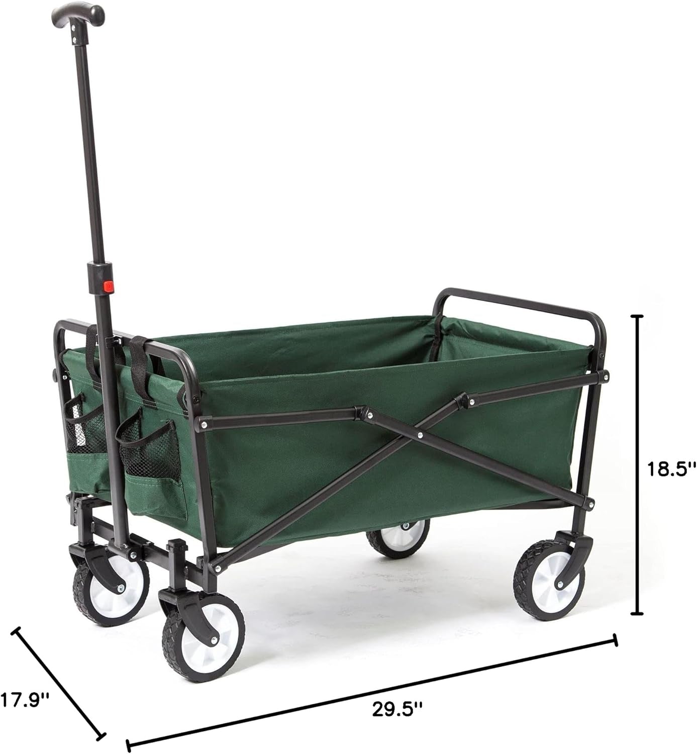 SUW-206 Green 5" Wheel Compact Wagon(Removable Wheels)